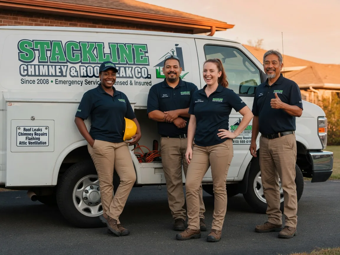 Chimney flashing repair company in Benton, KS